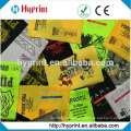 heat transfer label for clothing, size label, content label, care label